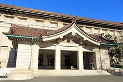 博物館の地図記号の由来となった東京国立博物館の入り口